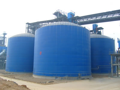 东河水泥钢板库改造